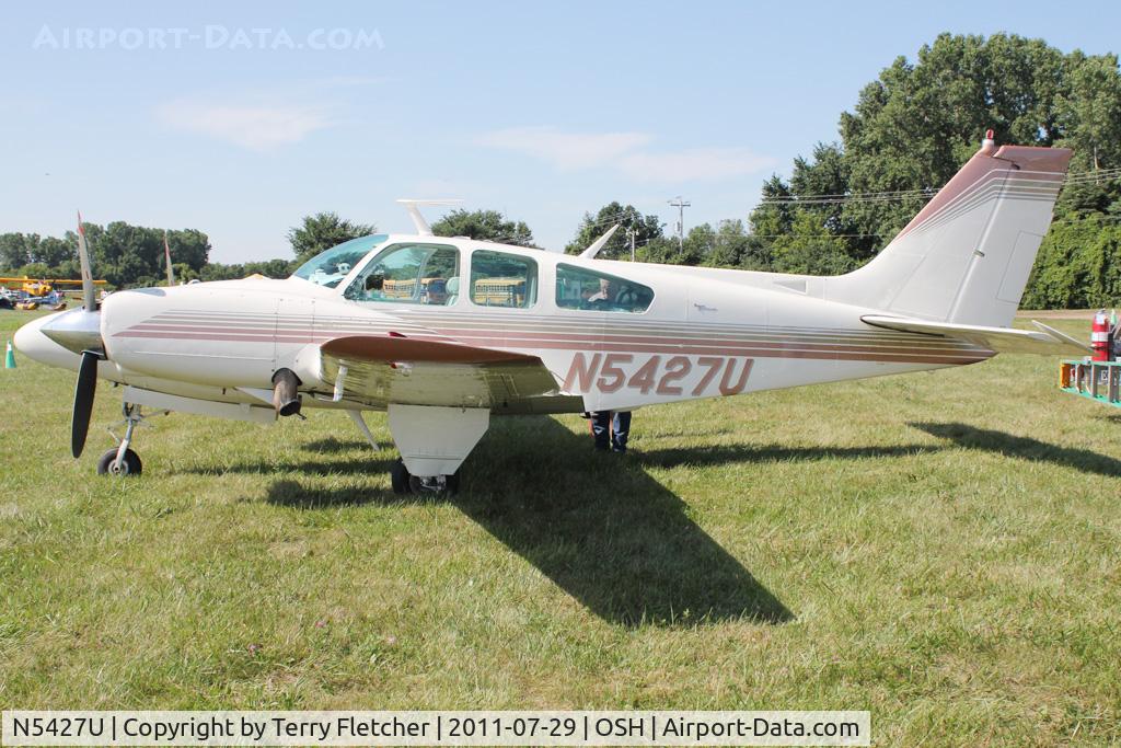 N5427U, 1967 Beech 56TC Turbo Baron C/N TG-12, at 2011 Oshkosh