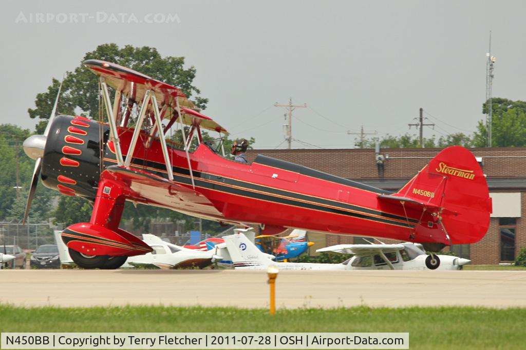 N450BB, Boeing A75L3 C/N 75-4624, at 2011 Oshkosh