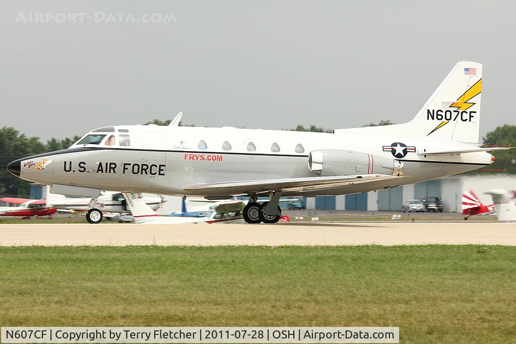 N607CF, 1976 North American NA-265-60 Sabreliner C/N 306-118, at 2011 Oshkosh