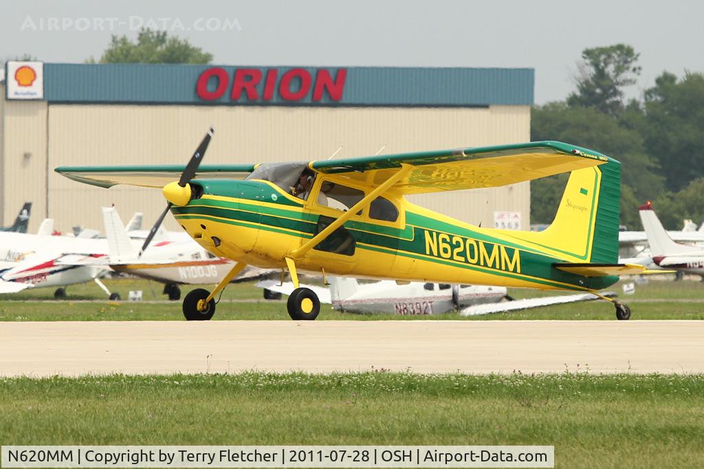 N620MM, 1957 Cessna 180A C/N 32780, at 2011 Oshkosh
