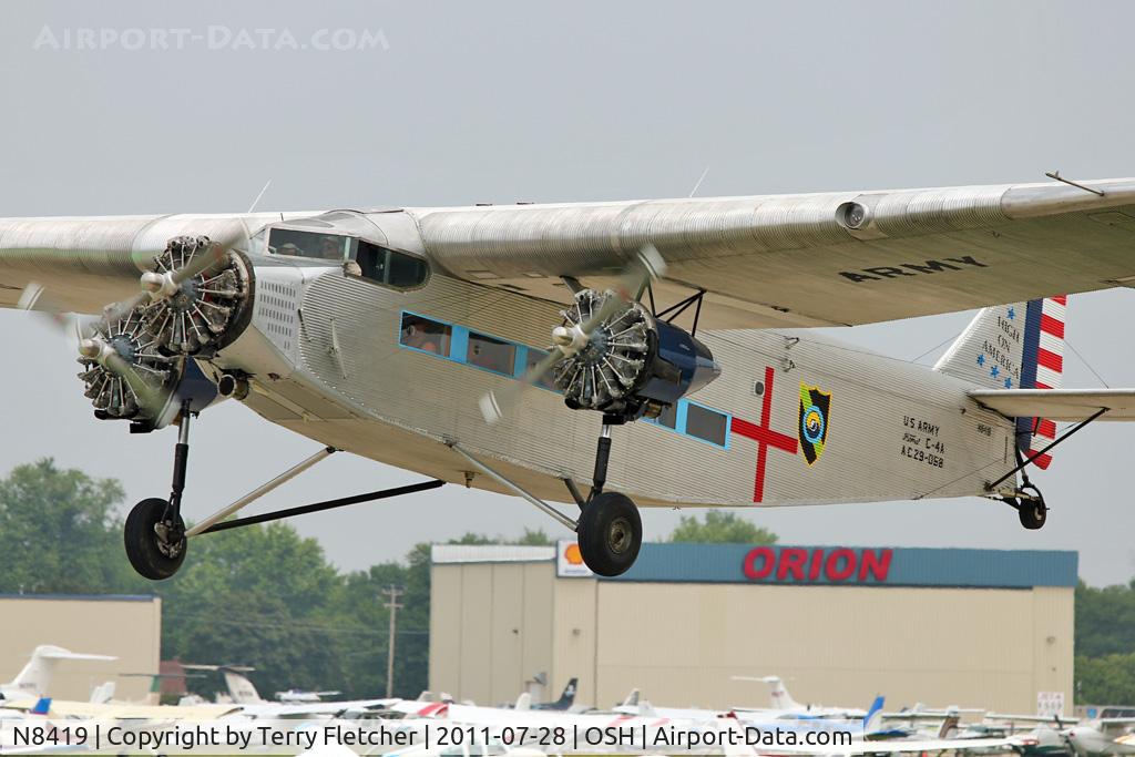 N8419, 1929 Ford 5-AT-C Tri-Motor C/N 58, at 2011 Oshkosh