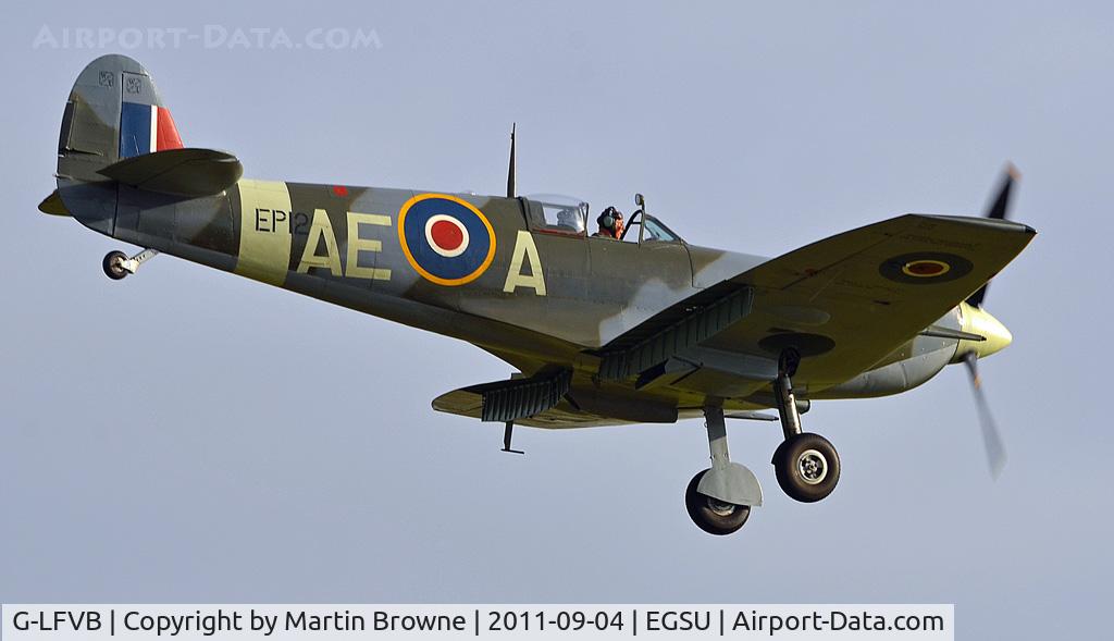 G-LFVB, 1942 Supermarine 349 Spitfire LF.Vb C/N CBAF.2403, LATE AFTERNOON SUNSHINE!