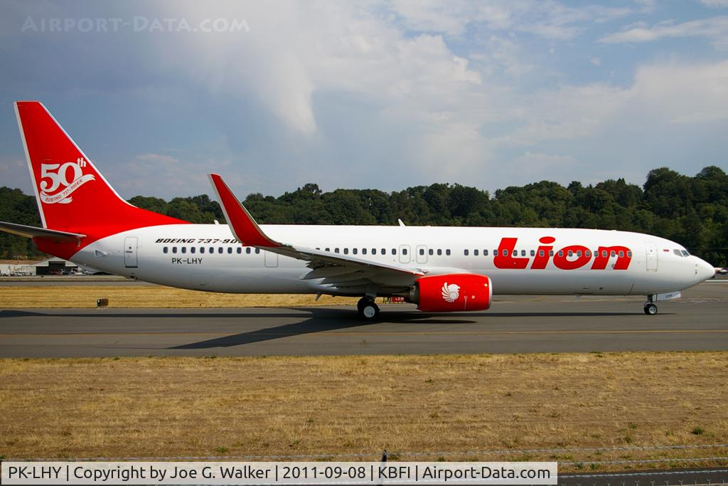 PK-LHY, 2011 Boeing 737-9GP/ER C/N 37285, 50th 737-900ER for Lion Air.
