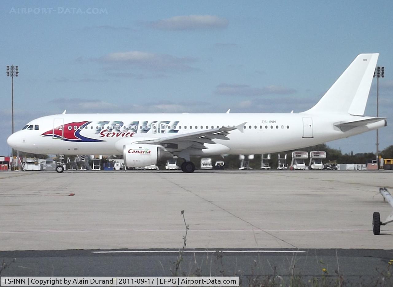 TS-INN, 1998 Airbus A320-212 C/N 793, The turnaround proved to be quick to the extent that the flight departed five minutes ahead the ETD !