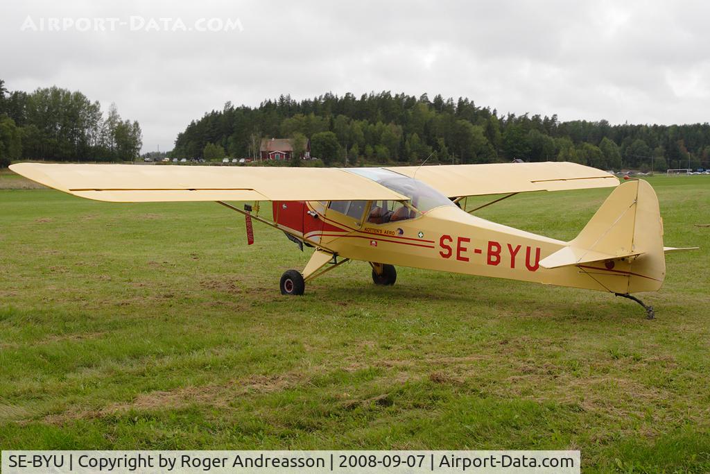 SE-BYU, 1946 Auster J-1 Autocrat C/N 1886, At Vallentuna