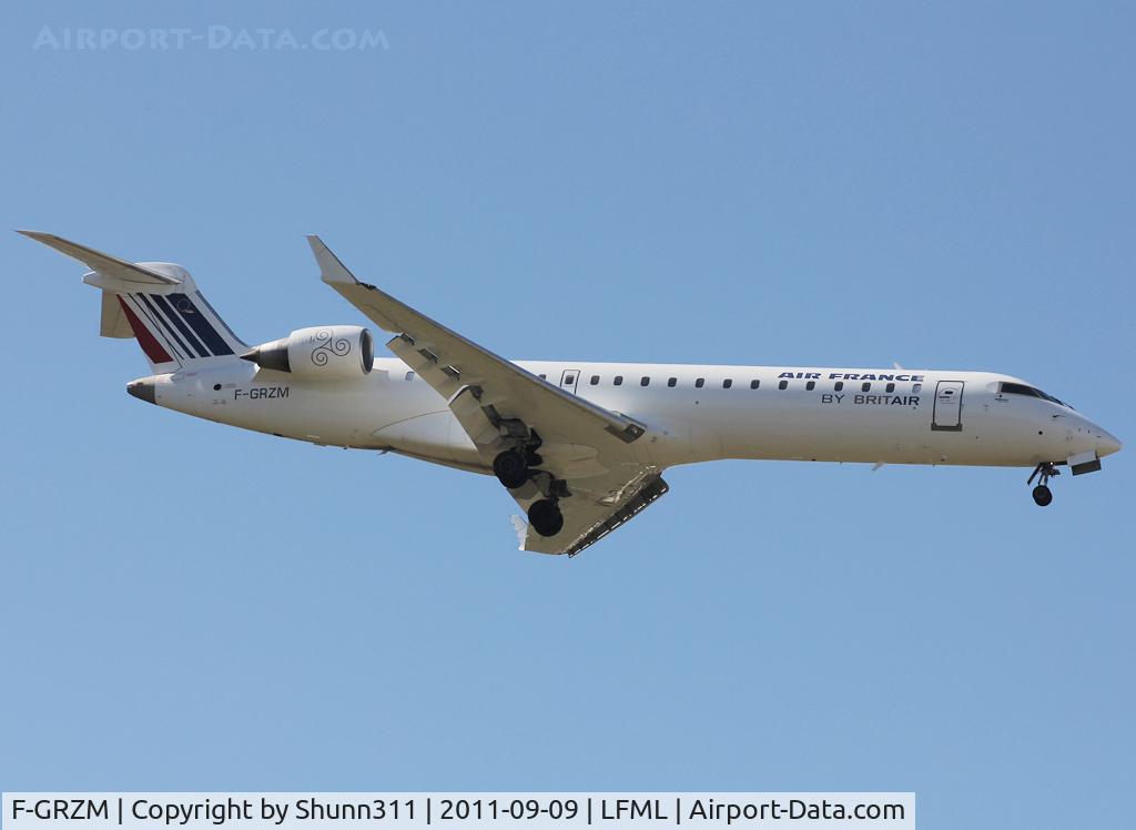 F-GRZM, Canadair CRJ-700 (CL-600-2C10) Regional Jet C/N 10263, Landing rwy 31R