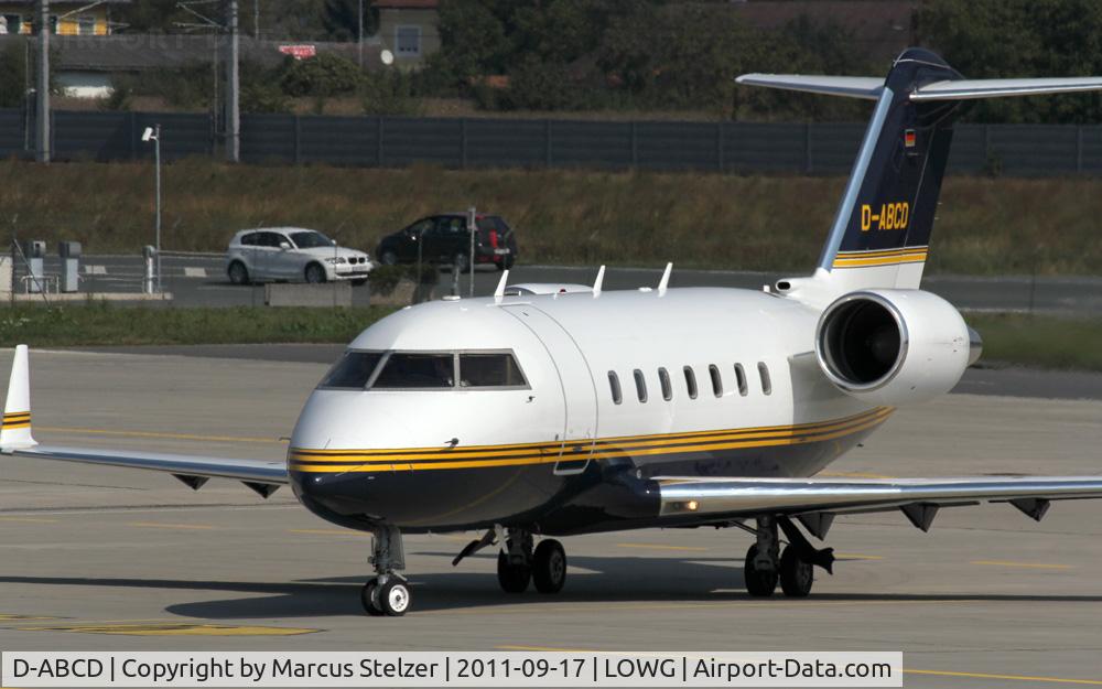 D-ABCD, 2003 Bombardier Challenger 604 (CL-600-2B16) C/N 5565, Bombardier Challenger 600 at GRZ