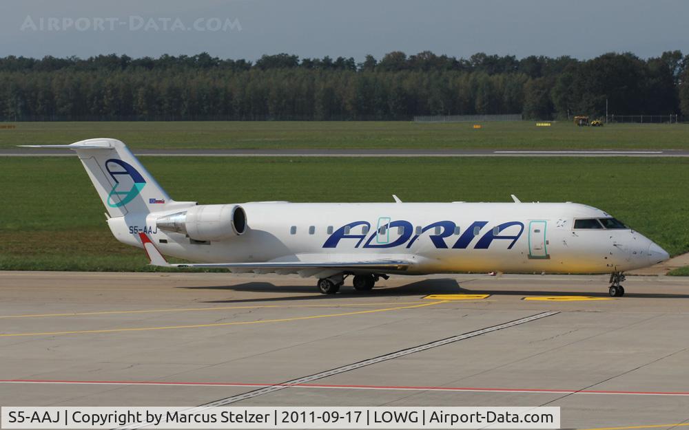 S5-AAJ, 2004 Bombardier CRJ-200ER (CL-600-2B19) C/N 8010, CRJ-200 Adria at GRZ