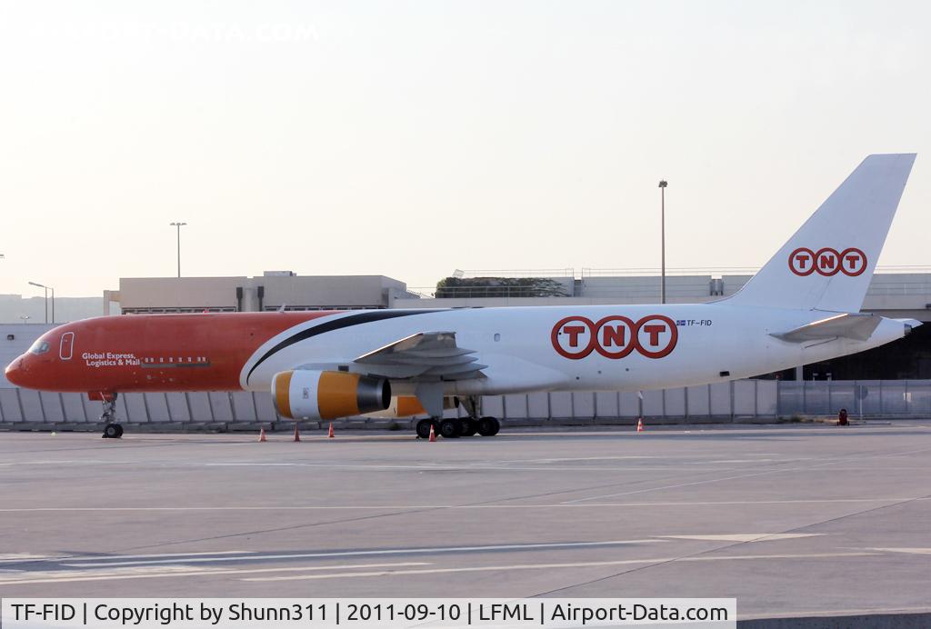 TF-FID, 1990 Boeing 757-23A C/N 24567, Parked at the Cargo ramp...
