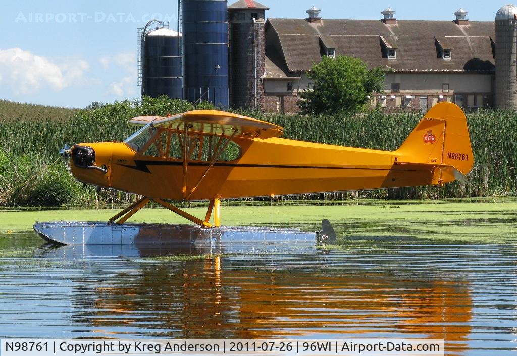 N98761, 1946 Piper J3C-65 Cub Cub C/N 18992, EAA Airventure 2011 - Vette/Blust Seaplane Base