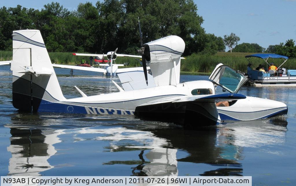 N93AB, 1977 Consolidated Aeronautics Inc. Lake LA-4-200 C/N 835, EAA Airventure 2011 - Vette/Blust Seaplane Base
