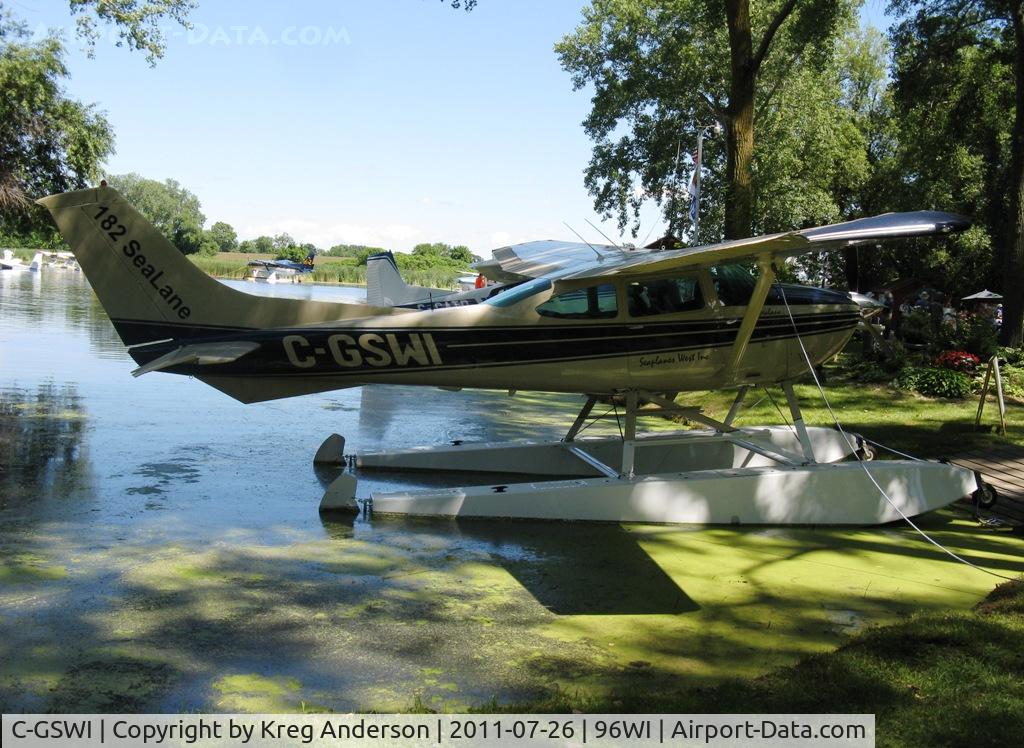 C-GSWI, 1976 Cessna 182P Skylane C/N 18264982, EAA Airventure 2011 - Vette/Blust Seaplane Base