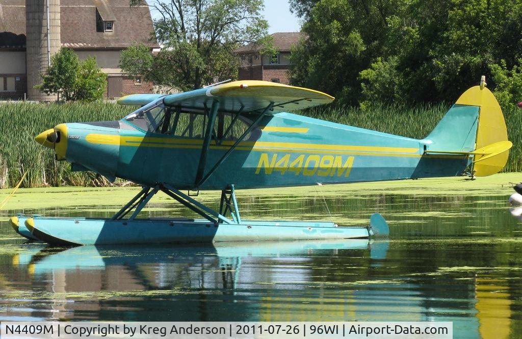 N4409M, 1947 Piper PA-12 Super Cruiser C/N 12-3361, EAA Airventure 2011 - Vette/Blust Seaplane Base
