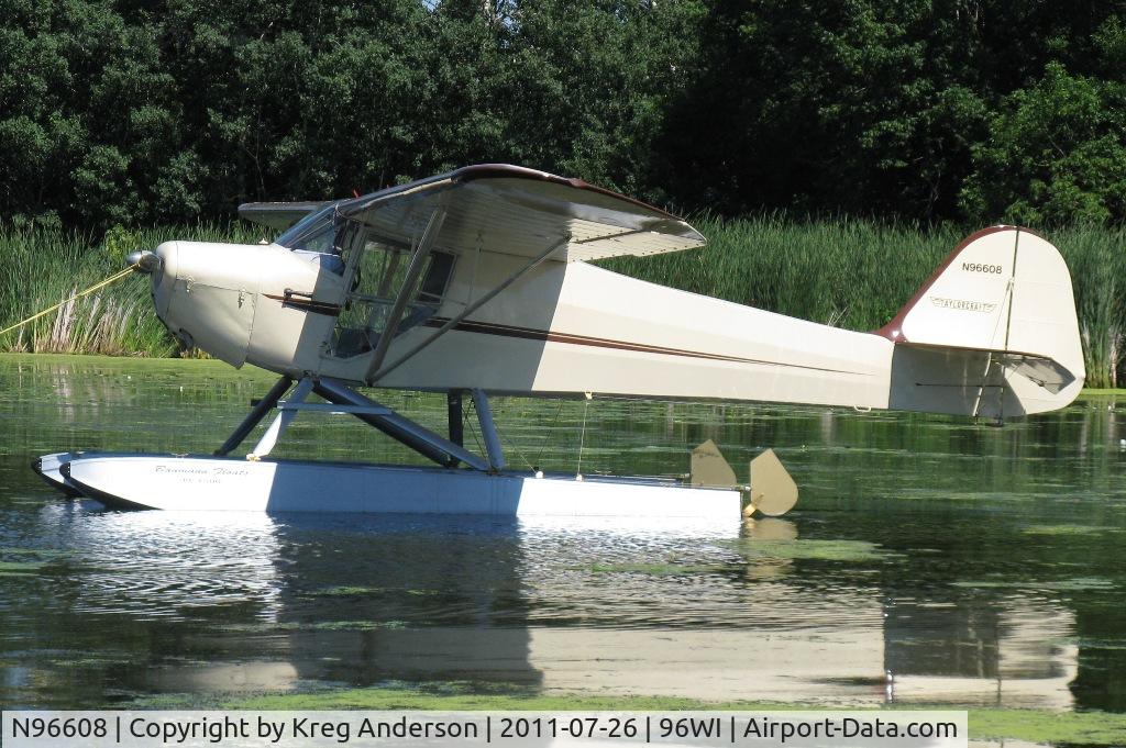 N96608, 1946 Taylorcraft BC12-D C/N 8908, EAA Airventure 2011 - Vette/Blust Seaplane Base