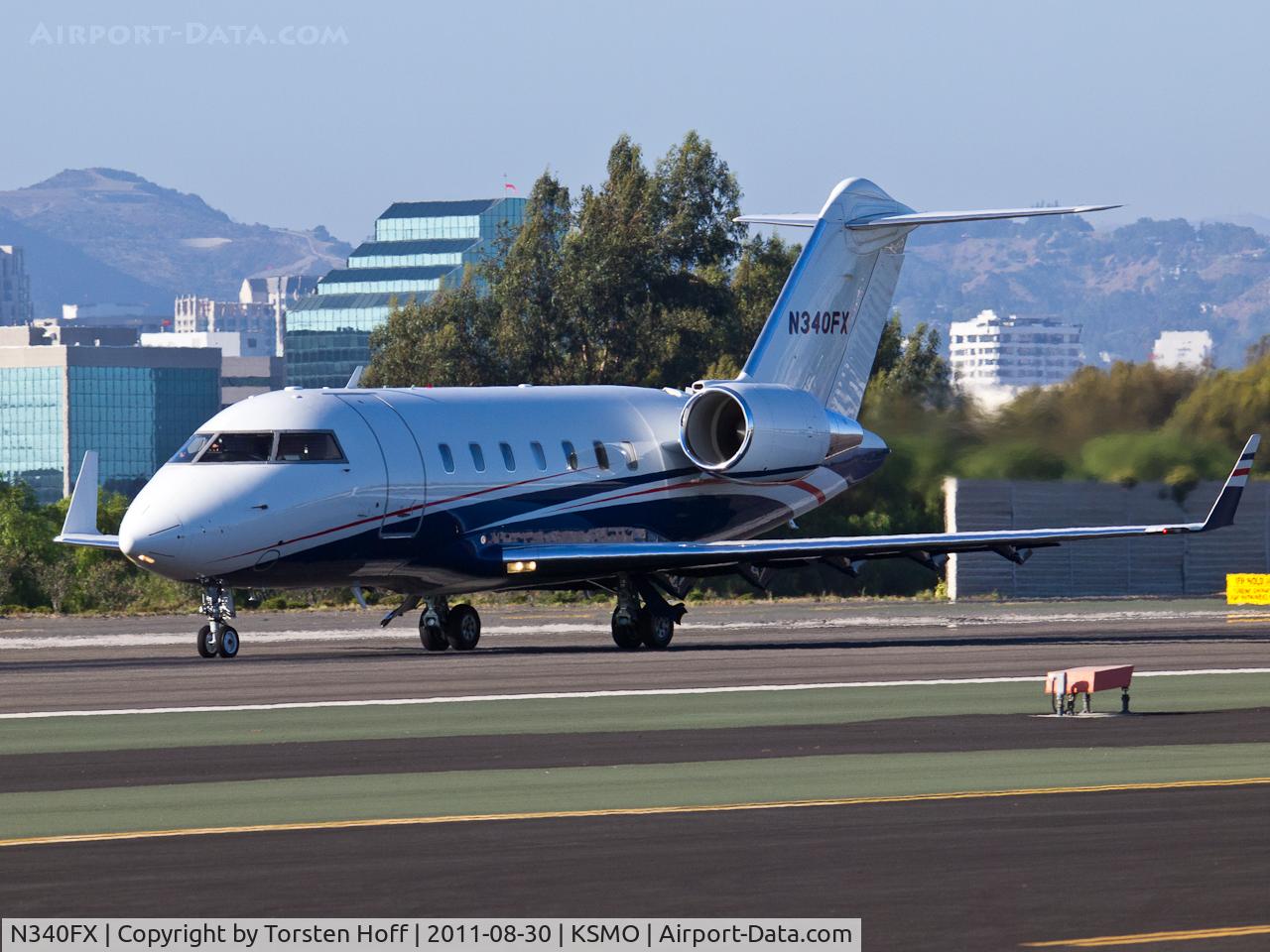 N340FX, 2007 Bombardier Challenger 605 (CL-600-2B16) C/N 5723, N340FX departing from RWY 21