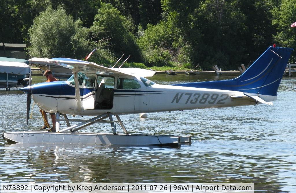 N73892, Cessna 172N C/N 17267733, EAA Airventure 2011 - Vette/Blust Seaplane Base