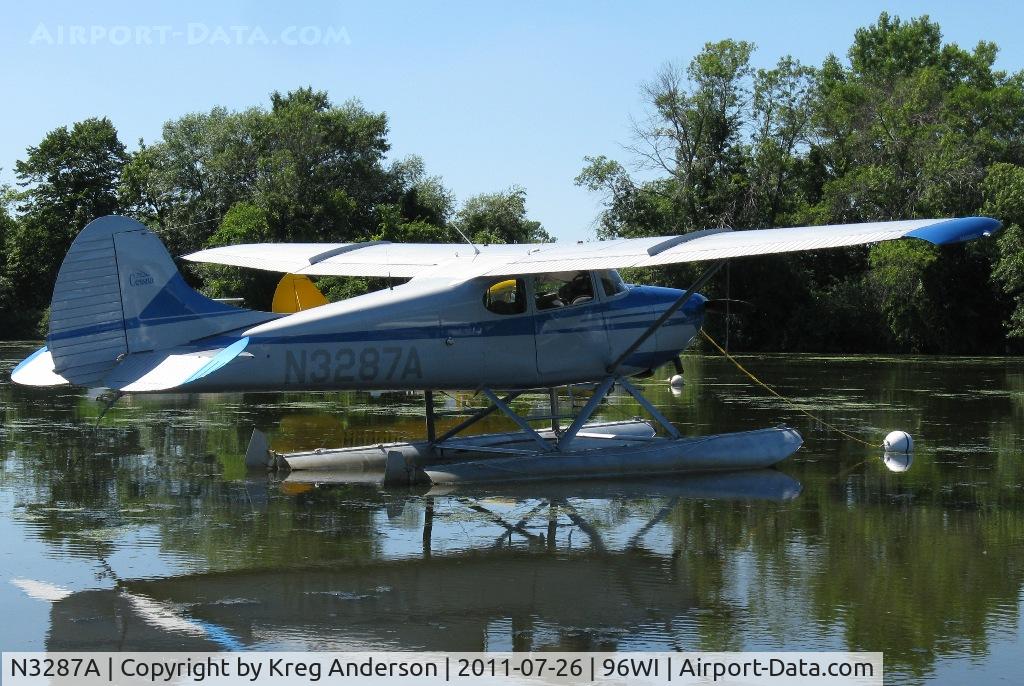 N3287A, 1953 Cessna 170B C/N 25931, EAA Airventure 2011 - Vette/Blust Seaplane Base