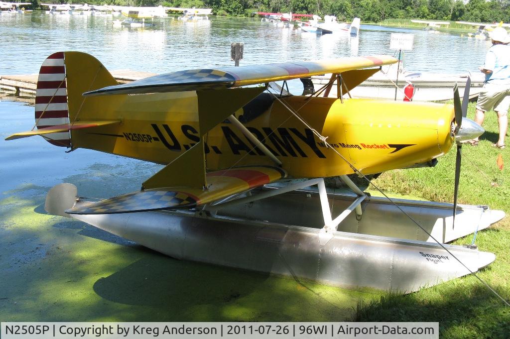 N2505P, 2008 Green Sky Adventures Micro Mong C/N 32, EAA Airventure 2011 - Vette/Blust Seaplane Base