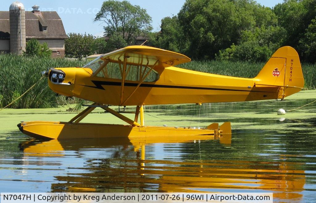 N7047H, 1946 Piper J3C-65 Cub Cub C/N 20292, EAA Airventure 2011 - Vette/Blust Seaplane Base