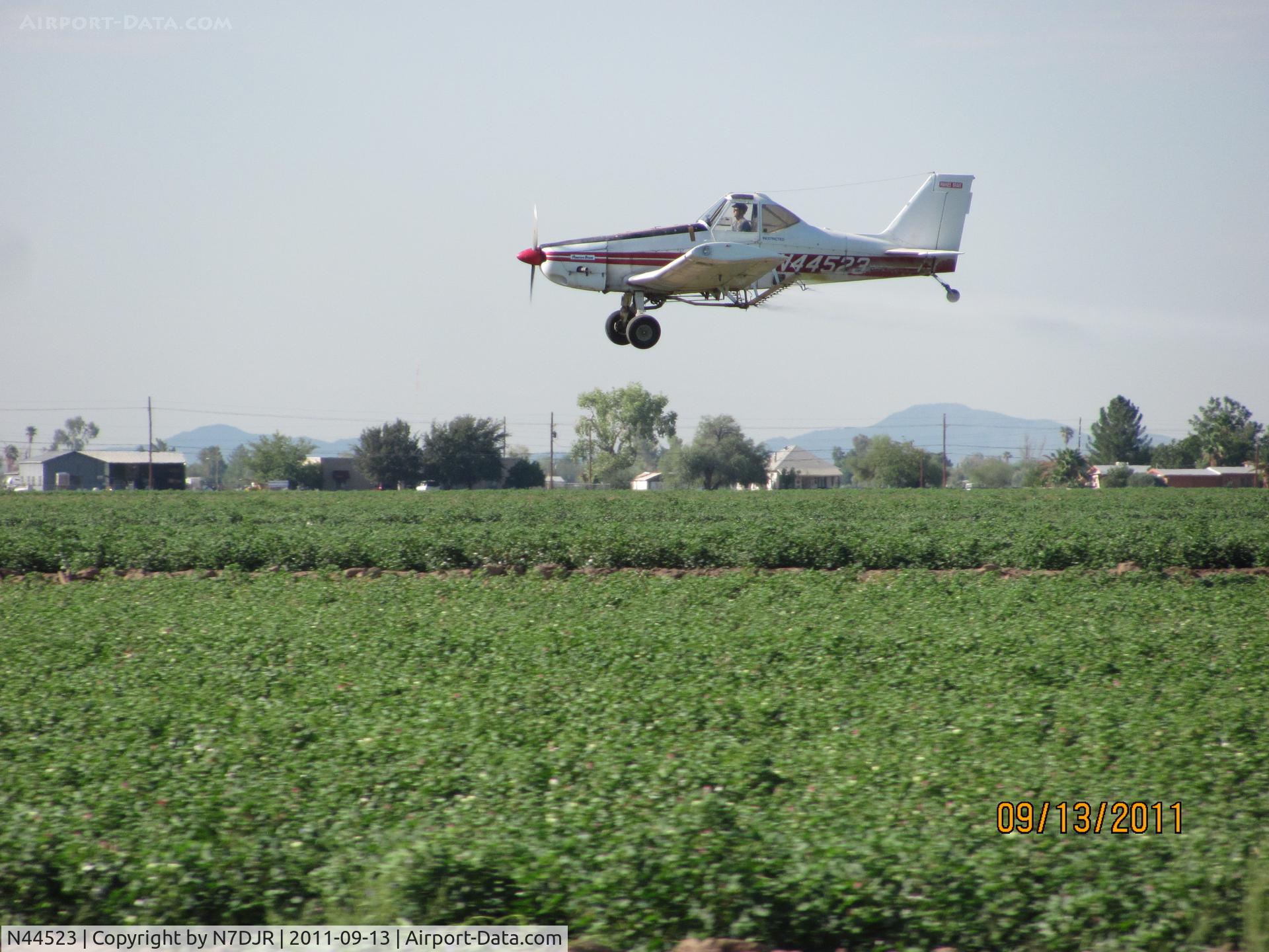 N44523, 1974 Piper PA-36-300 Pawnee Brave C/N 36-7460039, I-10 near Picacho Pk