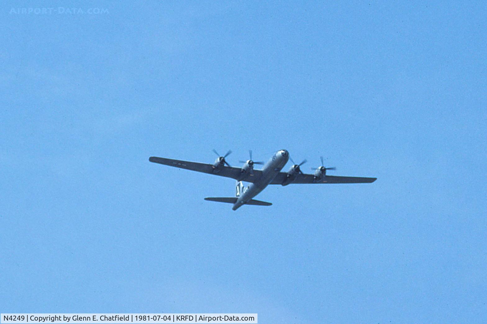 N4249, 1944 Boeing B-29A-60-BN Superfortress C/N 11547, Air show fly by