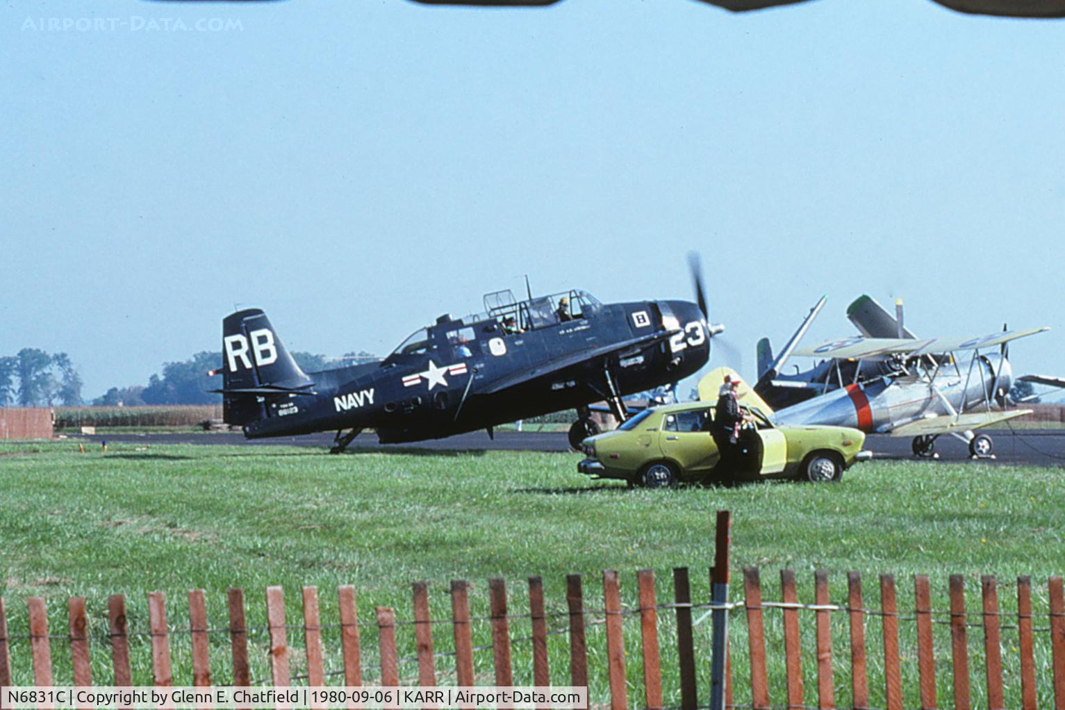 N6831C, 1942 General Motors TBM-3E Avenger C/N 2942, Ready for taxi for air show fly by
