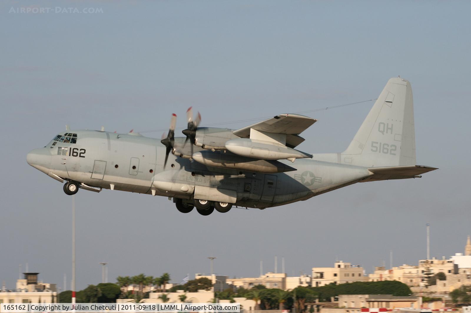 165162, 1993 Lockheed KC-130T Hercules C/N 382-5339, Performing a touch and go on Runway 31