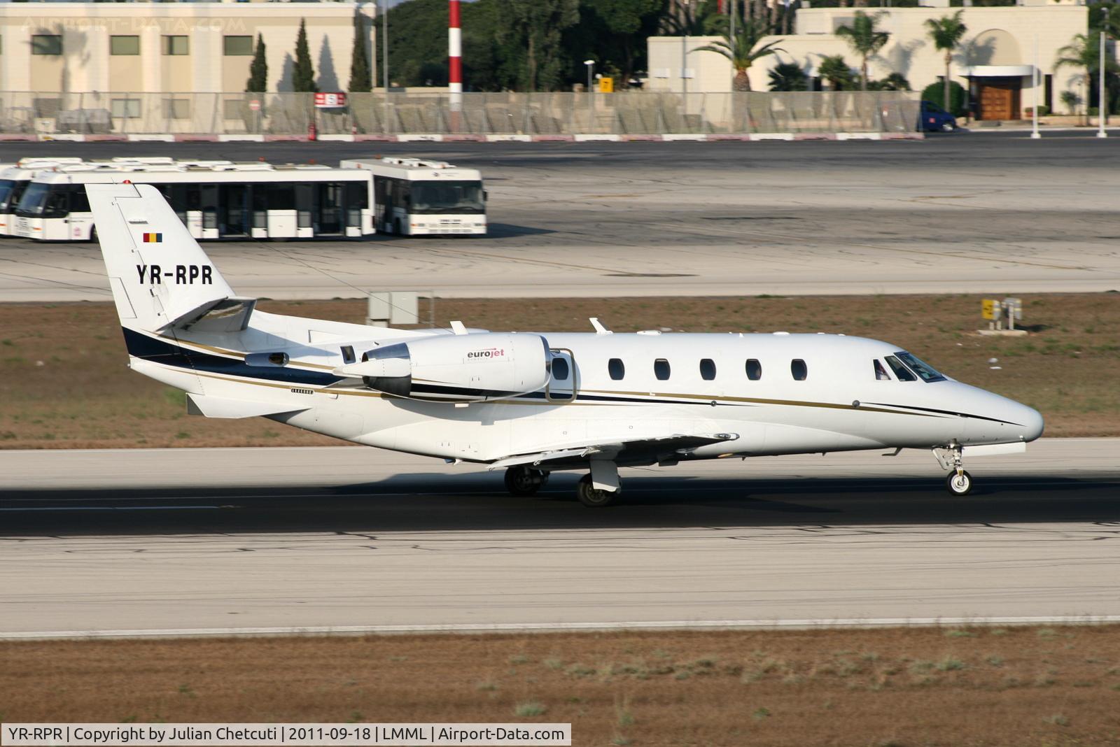 YR-RPR, 2003 Cessna 560XL Citation Excel C/N 560-5337, Taxiing to Runway 31