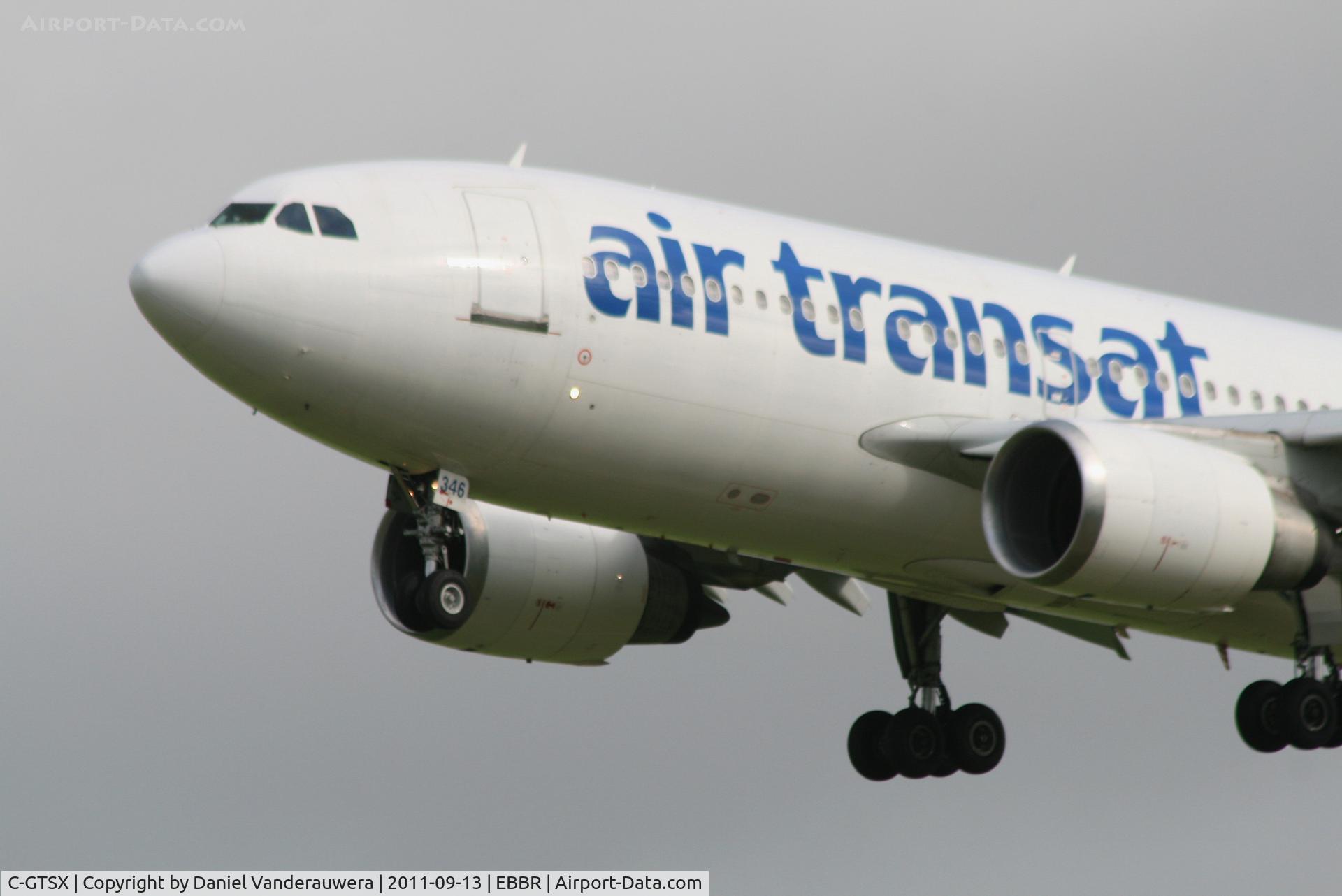 C-GTSX, 1989 Airbus A310-304 C/N 527, Arrival of flight TS158 to RWY 25L