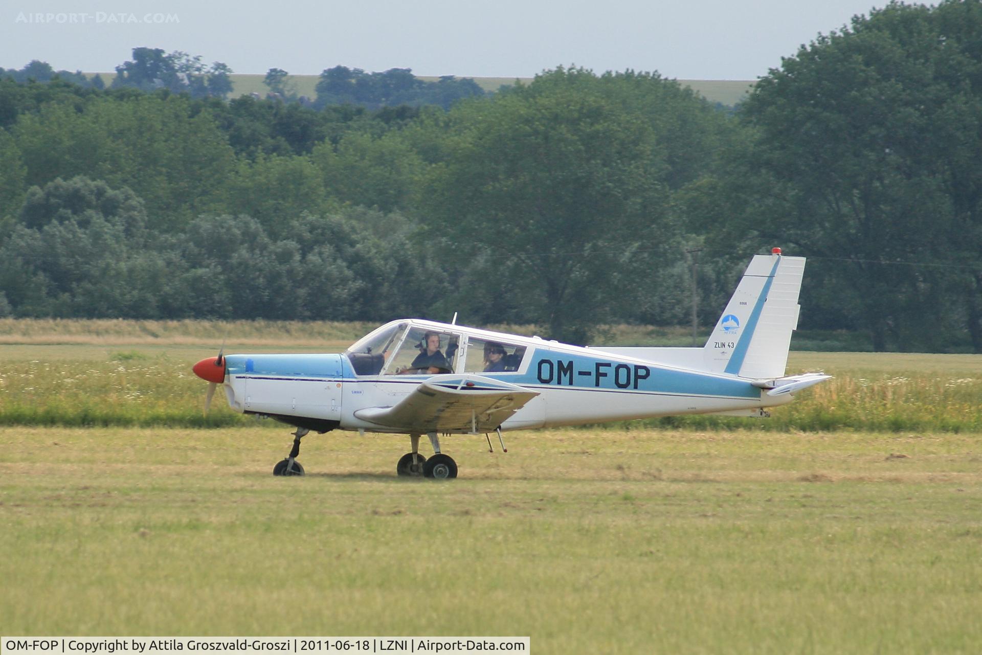 OM-FOP, 1975 Zlin Z-43 C/N 0066, Nitra Janikovce Airport - Slovakia (Slovak Republik) SK