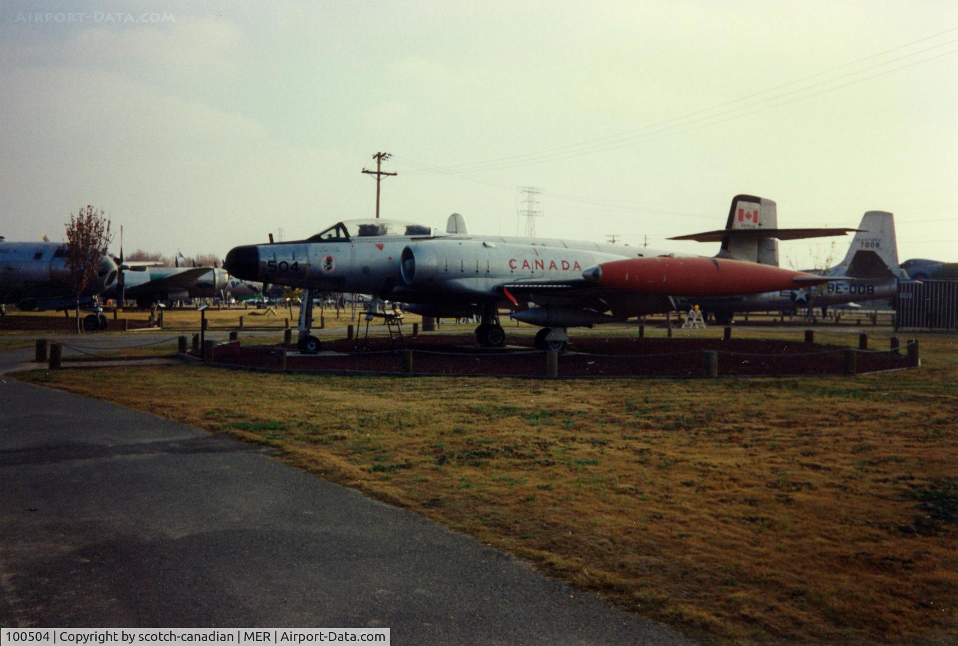 100504, 1955 Avro Canada CF-100 Mk.5 Canuck C/N 18504, 1955 Avro Canada CF-100 Mk.5 Canuck at Castle Air Museum, Atwater, CA - July 1989