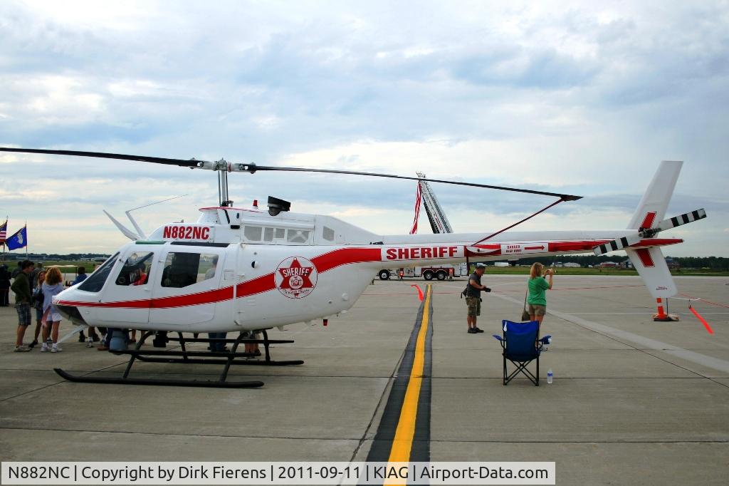N882NC, Bell OH-58C C/N 68-16882, On static display at the 2011 Niagara Air Show