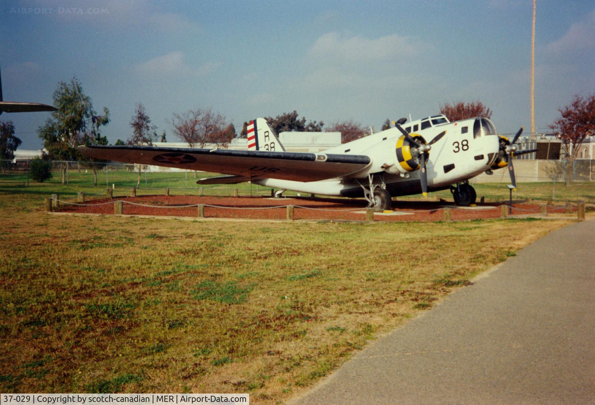 37-029, Douglas B-18 Bolo C/N 1890, Douglas B-18 Bolo at Castle Air Museum, Atwater, CA - July 1989