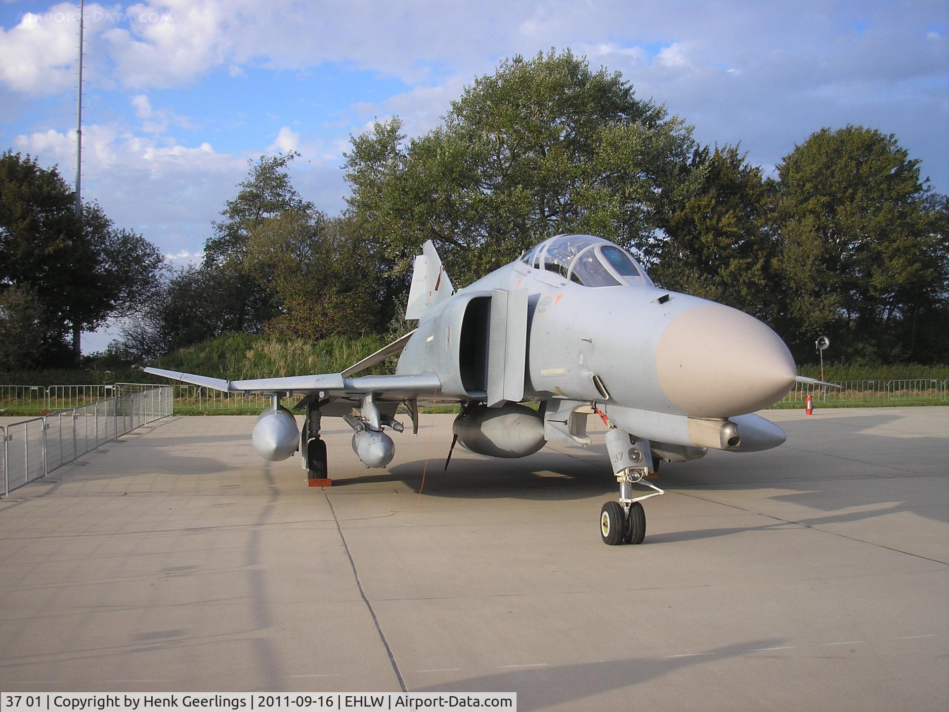 37 01, 1972 McDonnell Douglas F-4F Phantom II C/N 4330, Dutch Air Force Open Day at Leeuwarden AFB ; German AF 