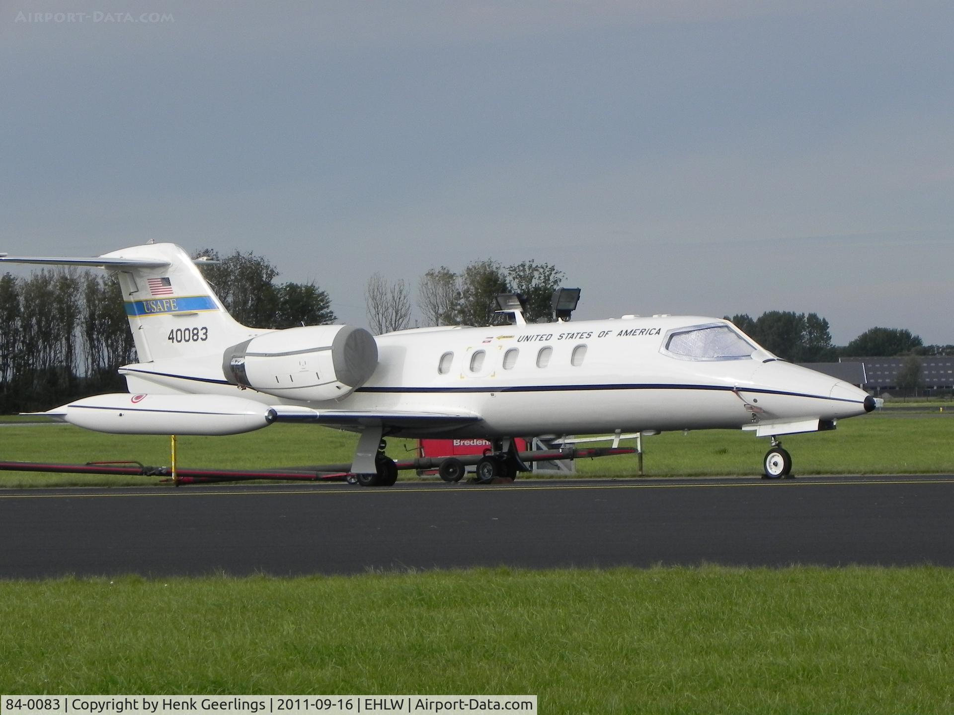 84-0083, 1984 Gates Learjet C-21A C/N 35A-529, Dutch Air Force Open Day at Leeuwarden AFB ; USAF 