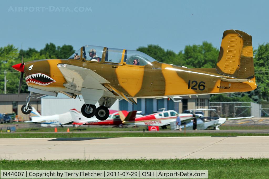 N44007, 1953 Beech T-34A (A45) Mentor Mentor C/N G-126, At 2011 Oshkosh
