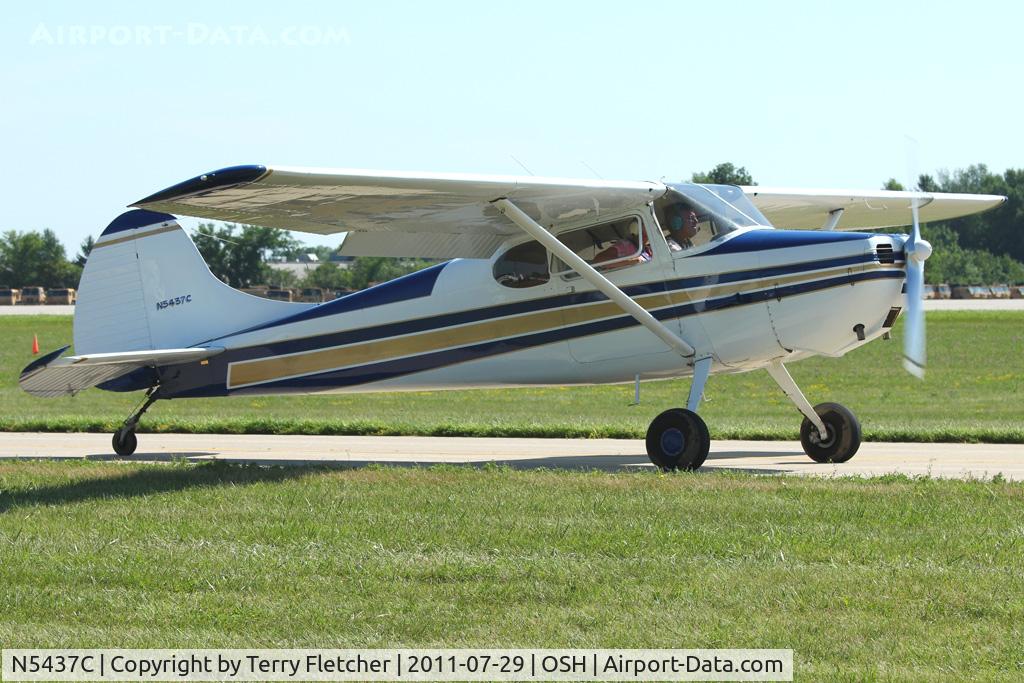 N5437C, 1950 Cessna 170A C/N 19561, At 2011 Oshkosh