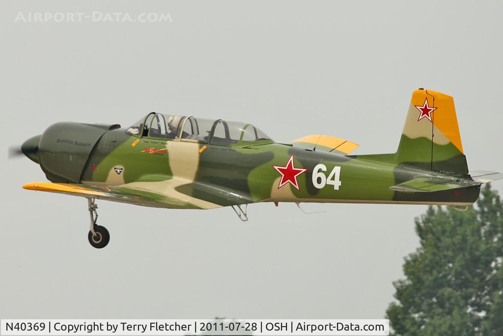 N40369, 1982 Nanchang CJ-6 C/N 3732008, At 2011 Oshkosh