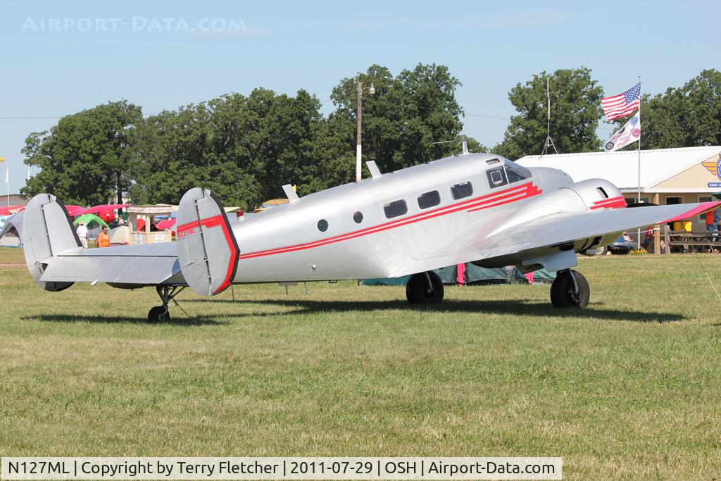 N127ML, 1946 Beech D18S C/N A-212, At 2011 Oshkosh