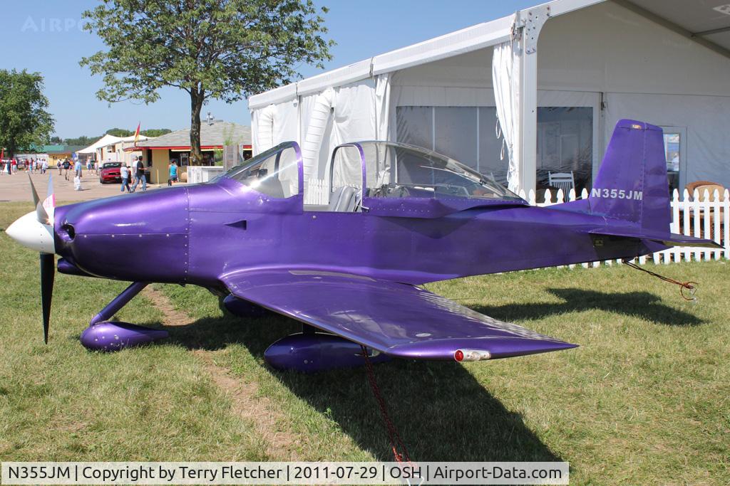 N355JM, Bushby Mustang II C/N M-II-2074, At 2011 Oshkosh