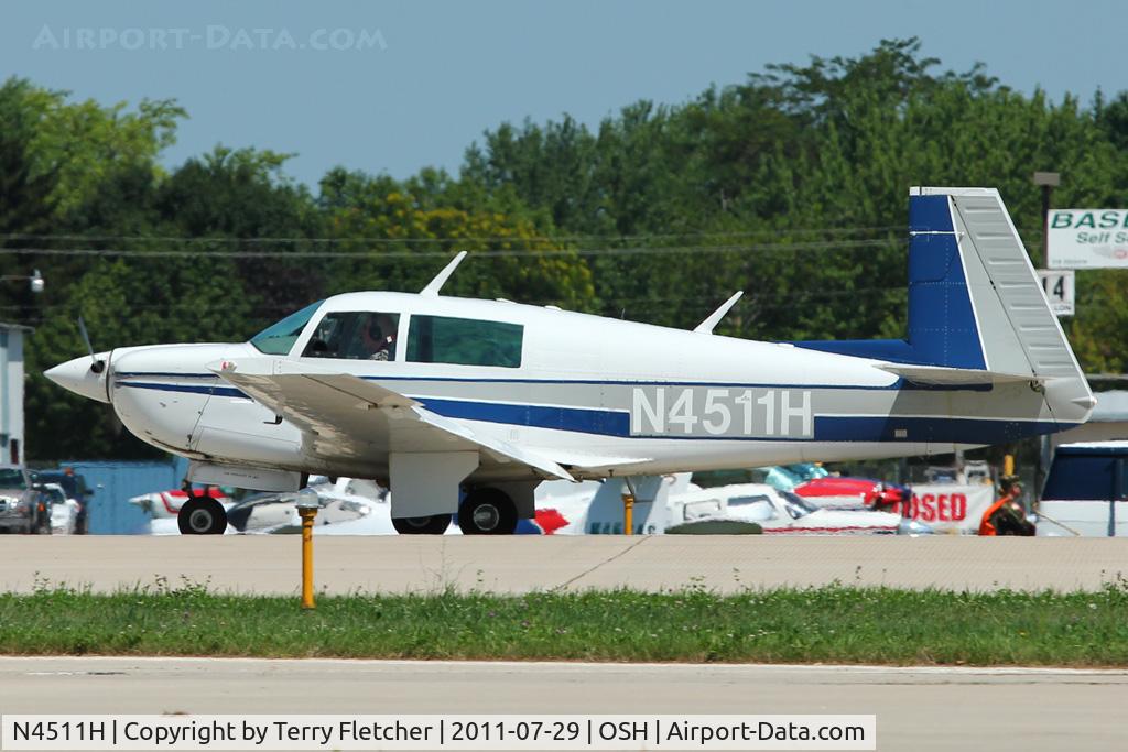 N4511H, 1978 Mooney M20J 201 C/N 24-0755, At 2011 Oshkosh