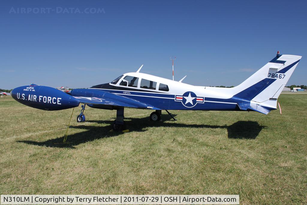 N310LM, 1960 Cessna 310D C/N 39086, At 2011 Oshkosh