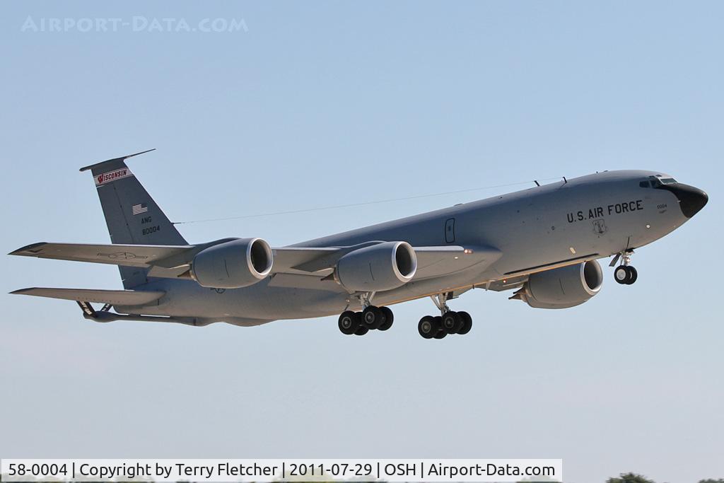 58-0004, 1958 Boeing KC-135R Stratotanker C/N 17749, At 2011 Oshkosh