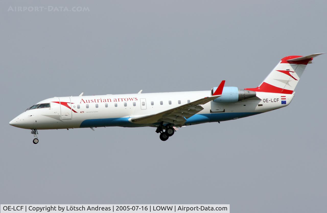 OE-LCF, 1996 Canadair CRJ-200LR (CL-600-2B19) C/N 7094, a former Lauda Air plane