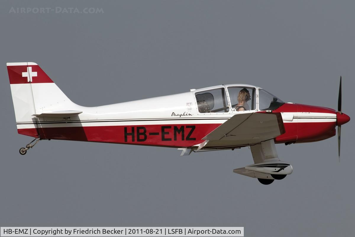 HB-EMZ, 1957 CEA Jodel DR-221 Dauphin C/N 79, on final