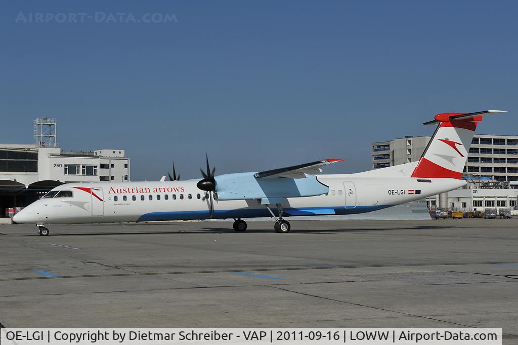 OE-LGI, 2004 De Havilland Canada DHC-8-402Q Dash 8 C/N 4100, Austrian Arrows Dash 8-400