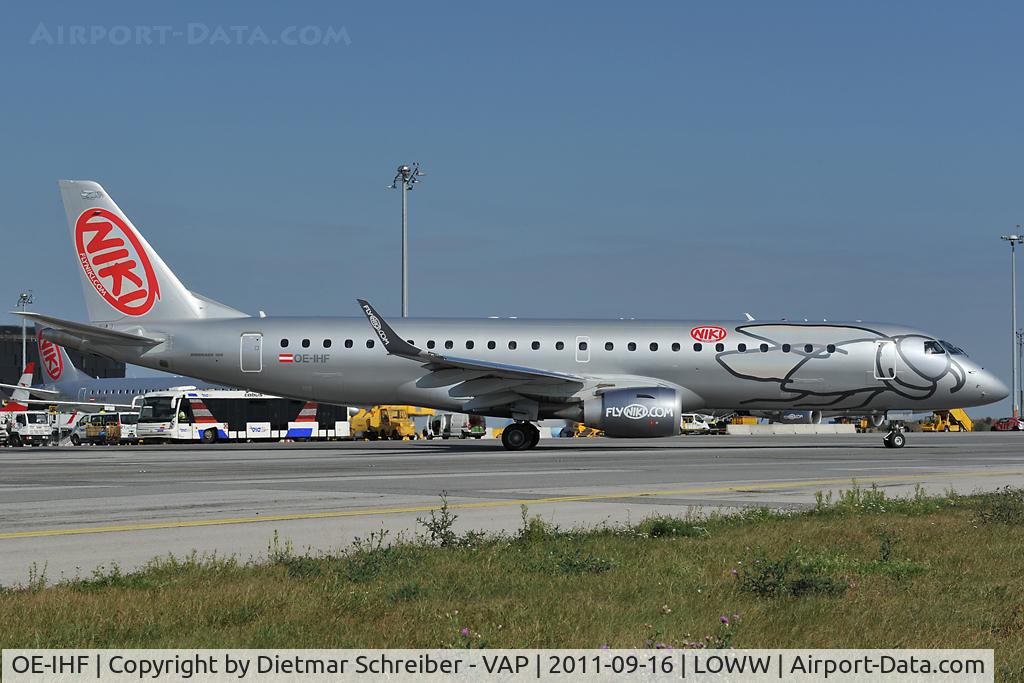 OE-IHF, 2011 Embraer 190LR (ERJ-190-100LR) C/N 19000420, Flyniki Embraer 190
