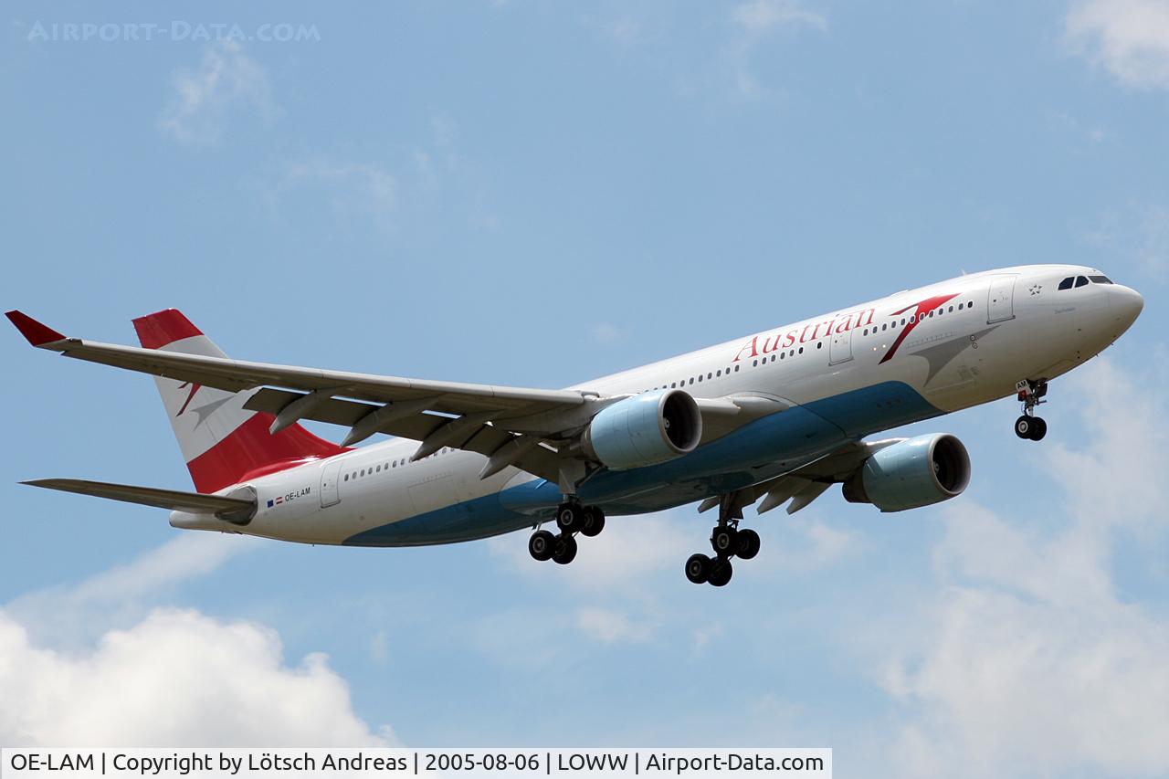 OE-LAM, 1998 Airbus A330-223 C/N 223, today flying for TAP Air Portugal