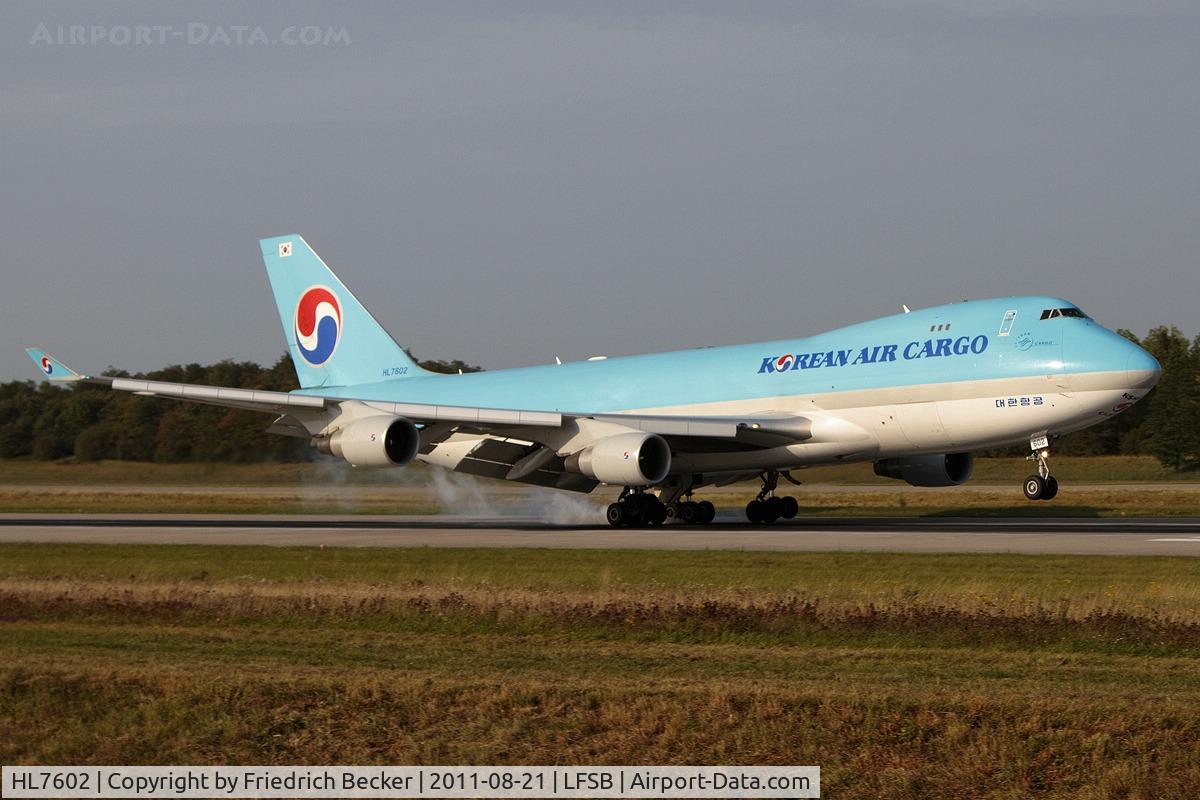 HL7602, 2005 Boeing 747-4B5F/SCD C/N 34301, touchdown