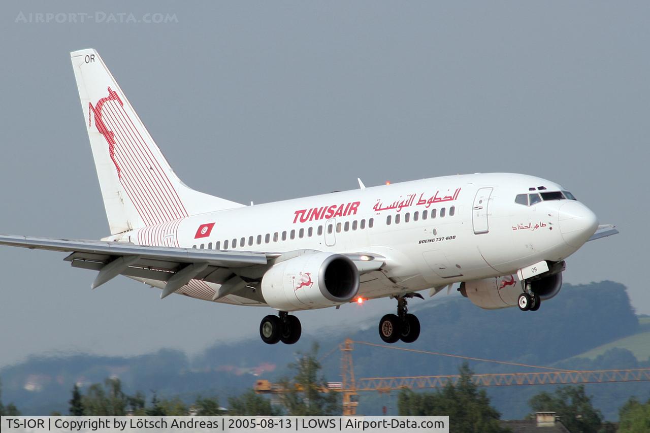 TS-IOR, 2001 Boeing 737-6H3 C/N 29502, charterflight